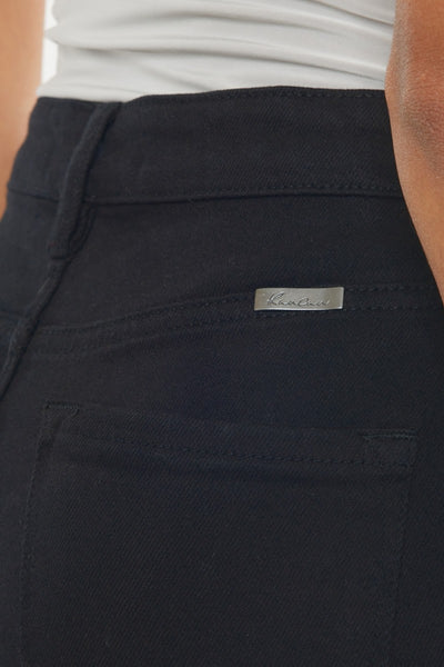Kancan || High Rise Raw Hem Denim Shorts