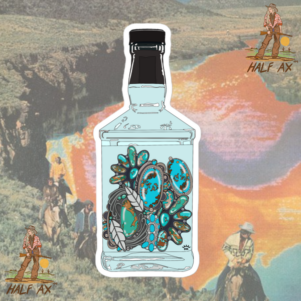 Bottle of Turquoise || Sticker