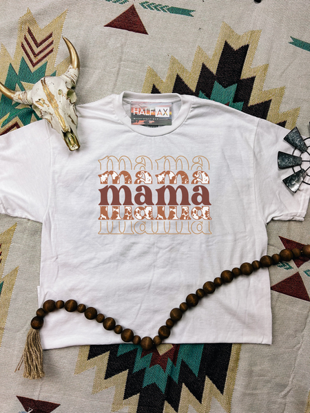 Cowprint Mama || Tee or Sweatshirt