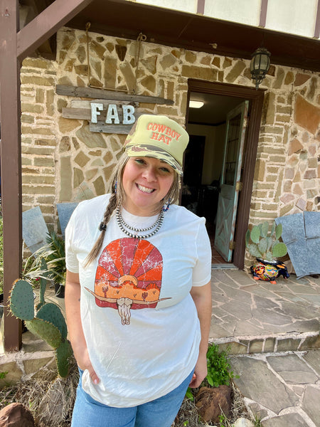 Cowboy Hat Embroidery || Trucker Hat
