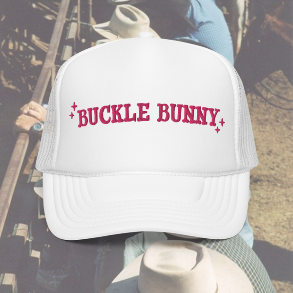 Buckle Bunny || Embroidered Trucker Hat