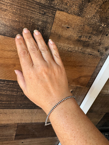 3 mm Sterling Silver Pearls || Bracelet