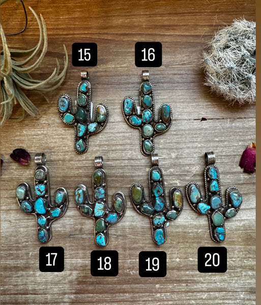 Cactus Turquoise || Pendant