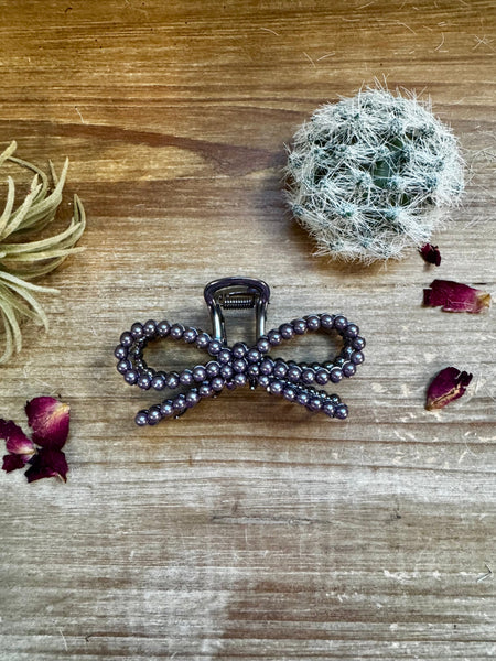 Bow Pearl || Claw Clips