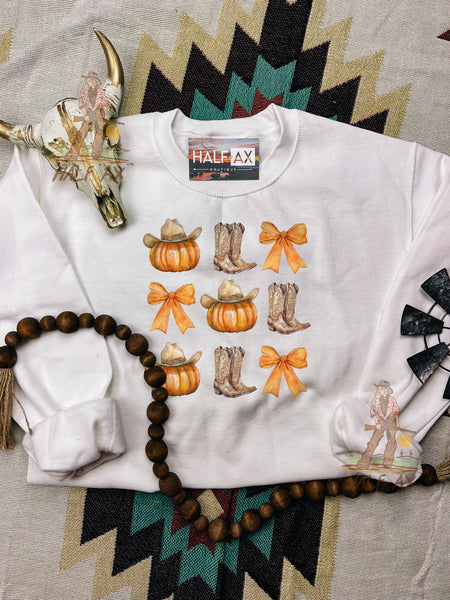 Coquette Cowgirl || Crewneck