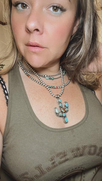 Cactus Turquoise || Pendant