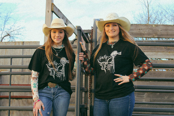 Howdy from Texas || Embroidered Tee