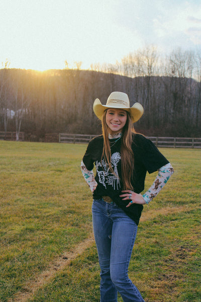 Howdy from Texas || Embroidered Tee