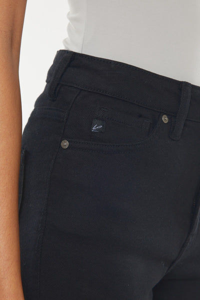 Kancan || High Rise Raw Hem Denim Shorts