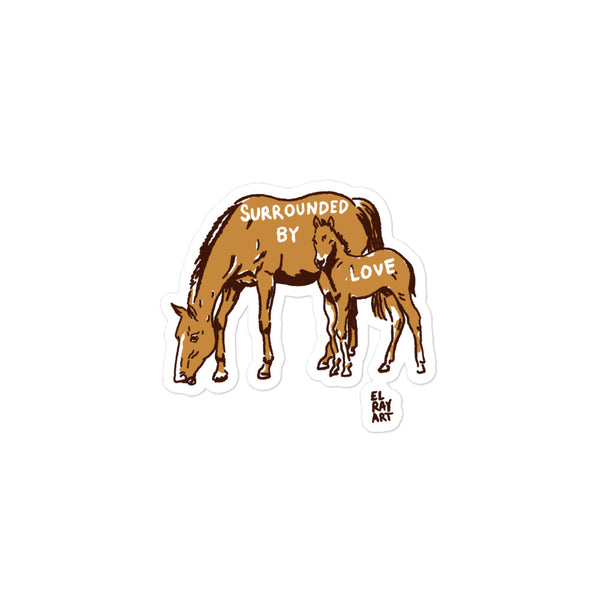 Surrounded By Love || Sticker