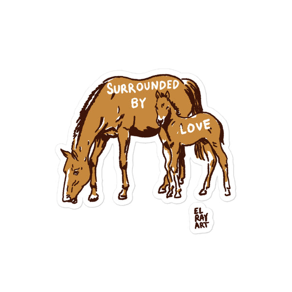 Surrounded By Love || Sticker