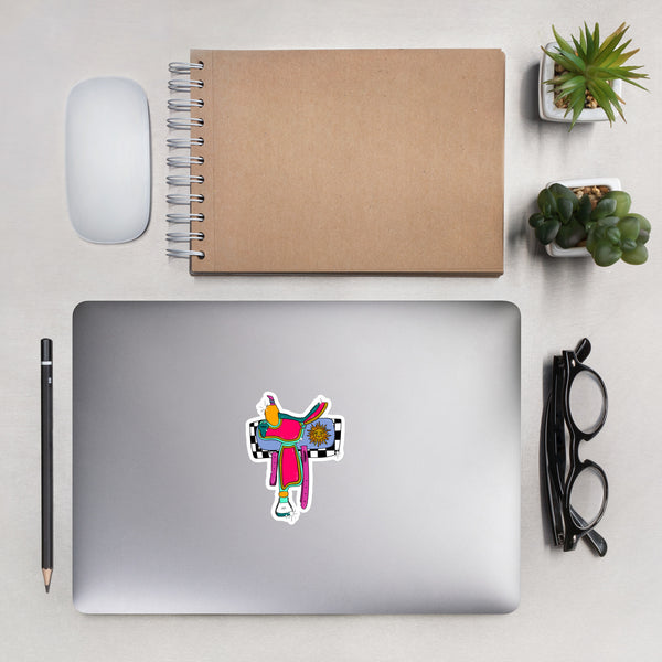 Psychedelic Saddle || Sticker
