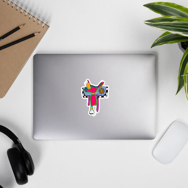 Psychedelic Saddle || Sticker