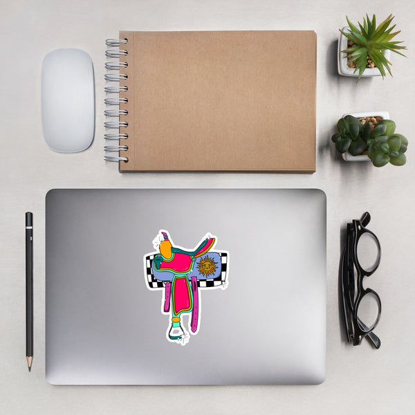 Psychedelic Saddle || Sticker