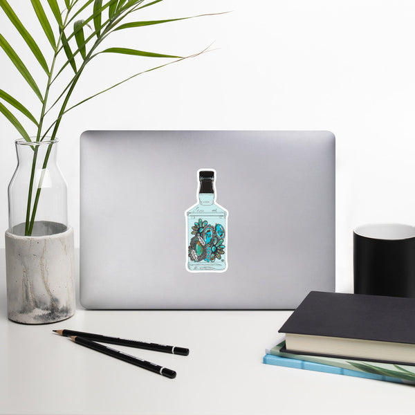 Bottle of Turquoise || Sticker