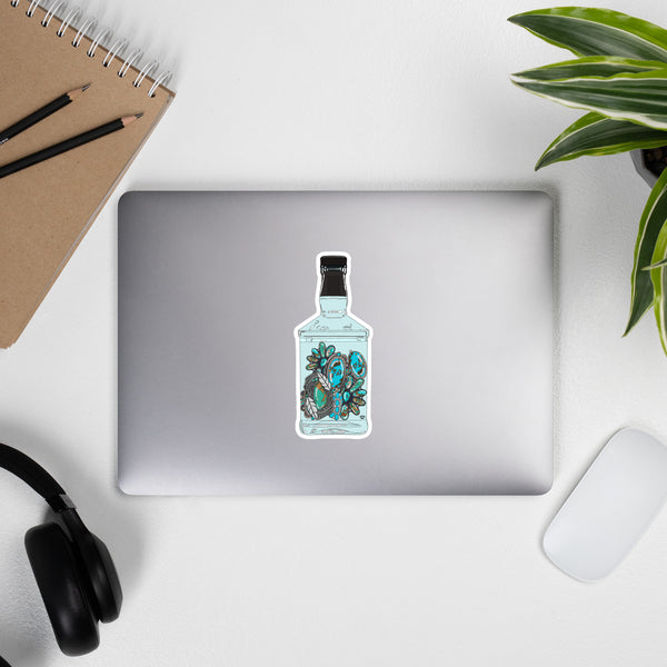 Bottle of Turquoise || Sticker