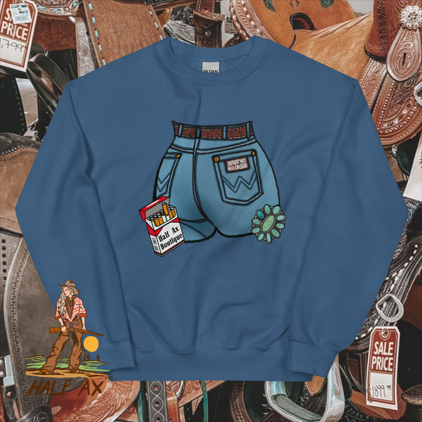 Support Your Local COWGIRLS || Crewneck