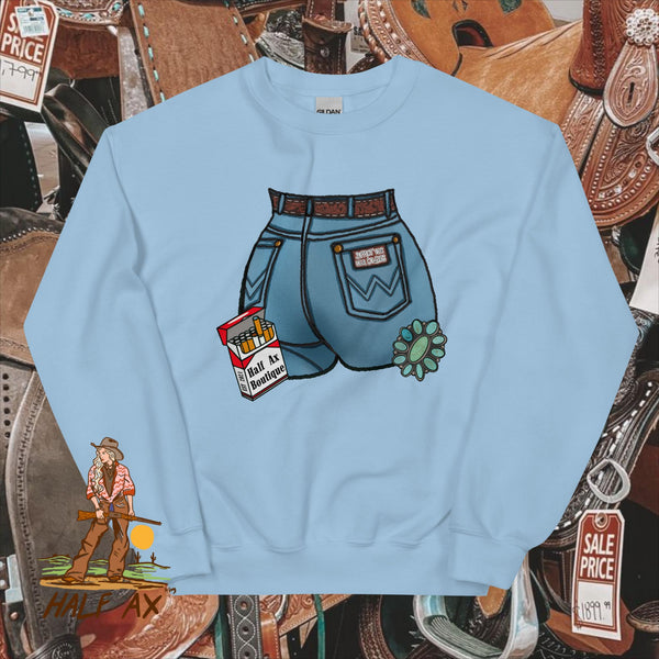 Support Your Local COWGIRLS || Crewneck