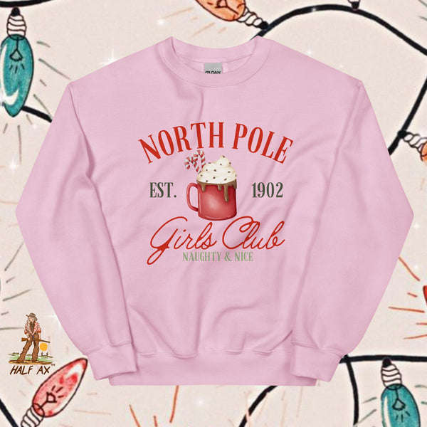 North Pole Girls Club || Crewneck