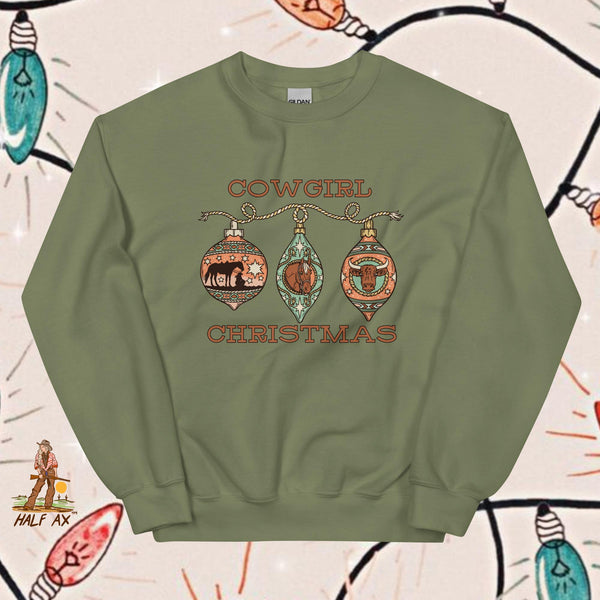Cowgirl Christmas || Crewneck