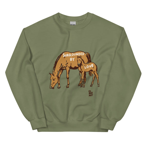 Surrounded By Love || Crewneck