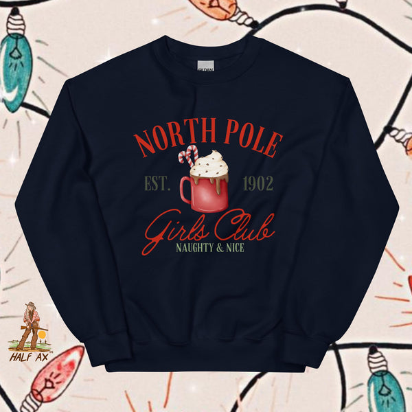 North Pole Girls Club || Crewneck