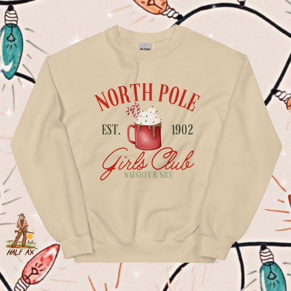 North Pole Girls Club || Crewneck