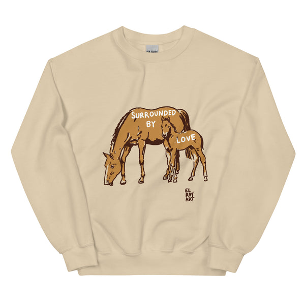 Surrounded By Love || Crewneck