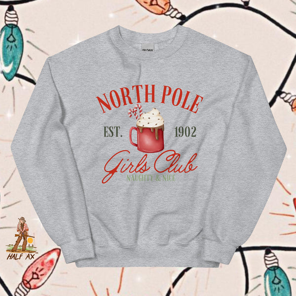 North Pole Girls Club || Crewneck