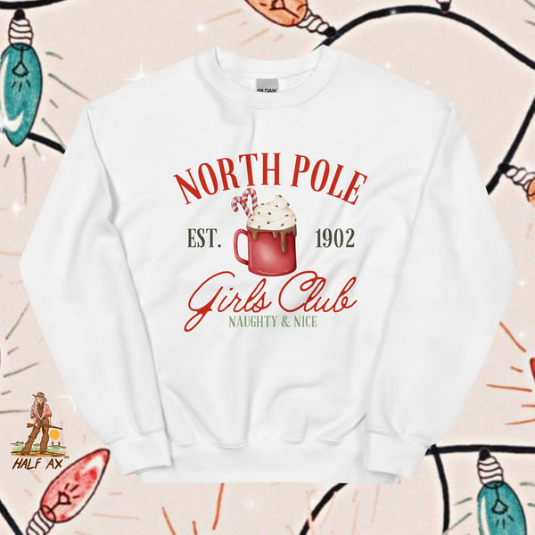 North Pole Girls Club || Crewneck