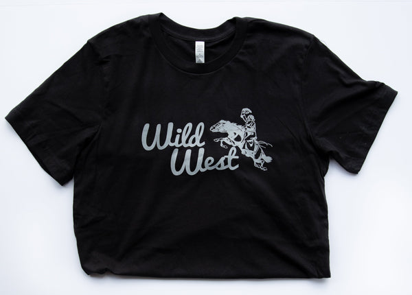 Wild West Tee-Vintage Black