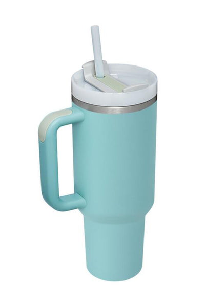 Stainless Steel Tumbler || Upgraded Handle and Straw