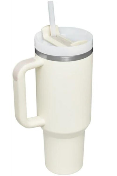 Stainless Steel Tumbler || Upgraded Handle and Straw