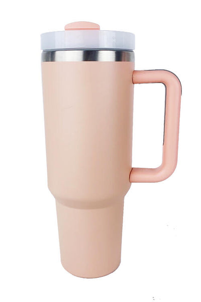 Stainless Steel Tumbler || Upgraded Handle and Straw