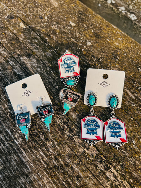 The Blue Ribbon || Earrings