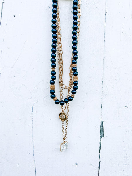 The Presley Necklace || Black