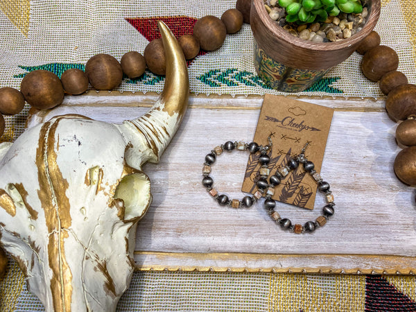 The Rossanna Earrings || White Buffalo
