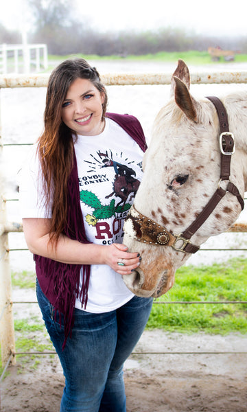 Laredo Rodeo Tee-White
