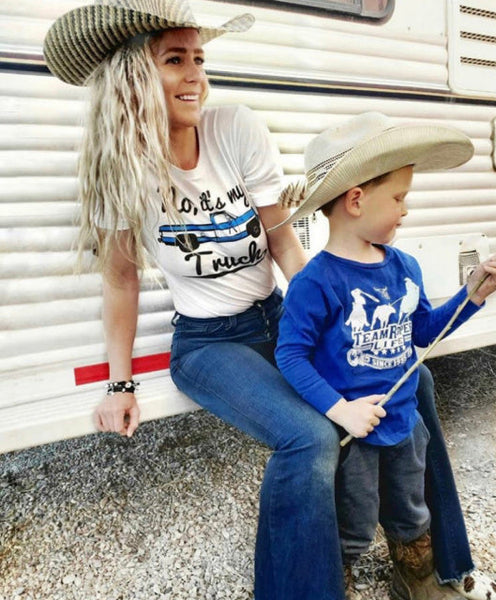 No, It's My Truck Tee-White