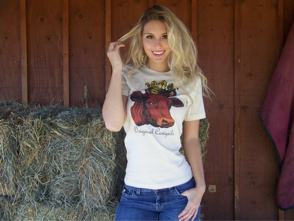 Queen of the Ranch Tee-Natural