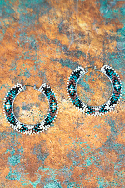 The Simone Beaded Earrings || Ivory