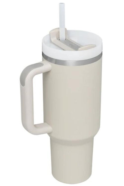 Stainless Steel Tumbler || Upgraded Handle and Straw