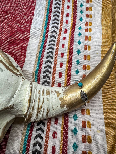 Feather Turquoise Ring