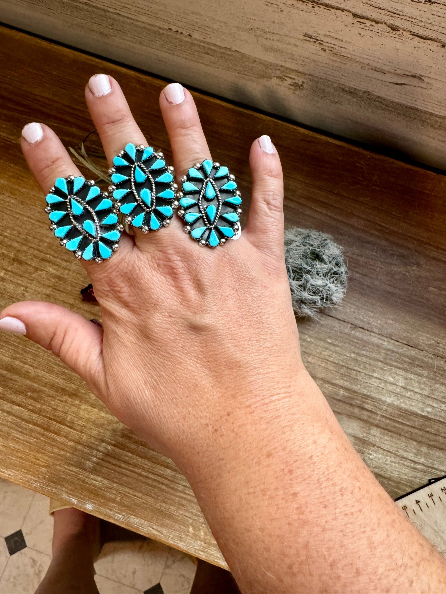 Turquoise and Sterling Silver || Ring