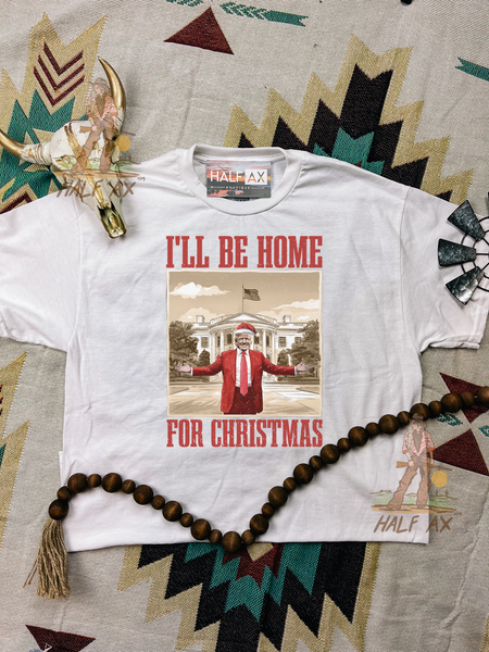 Home For Christmas Red || Tee or Crewneck