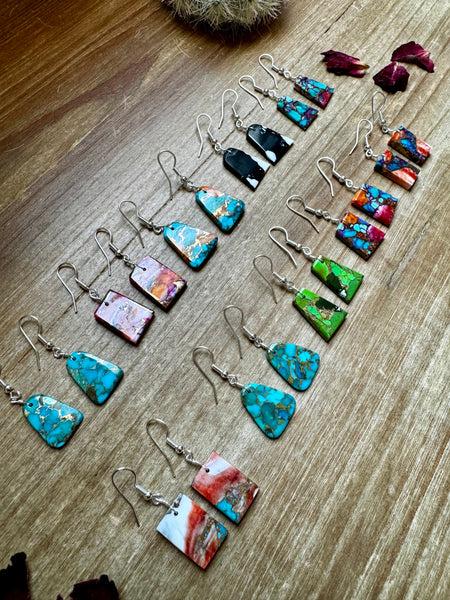 Mini Slabs - Pick your style || Earrings