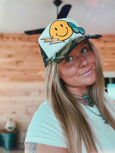 Smile BIG || Handmade Trucker Hat