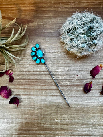 Kingman Turquoise || Hat Pin