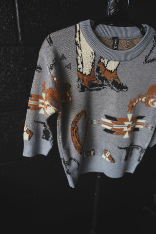 WESTY WRANGLER || Kids Sweater