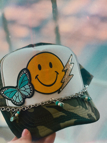 Smile BIG || Handmade Trucker Hat